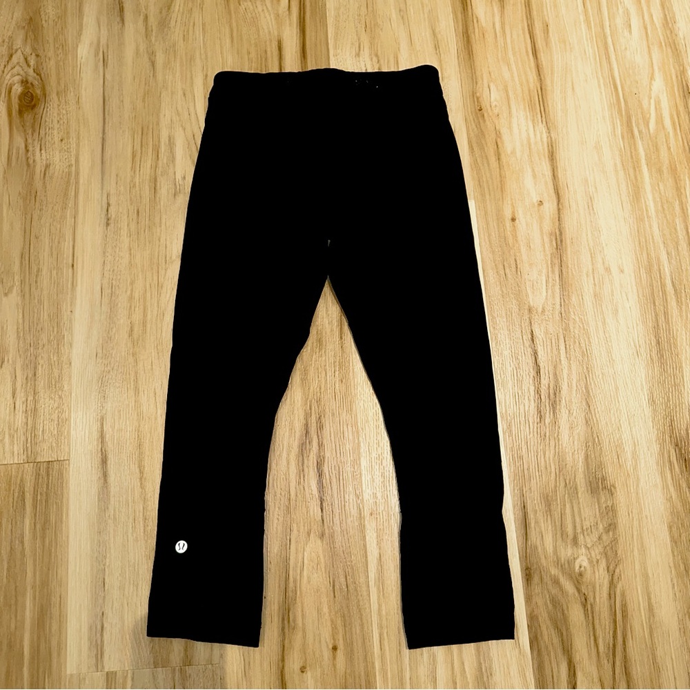 Lululemon Mesh Panel Black Leggings